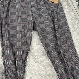 Just cozy plaid pants